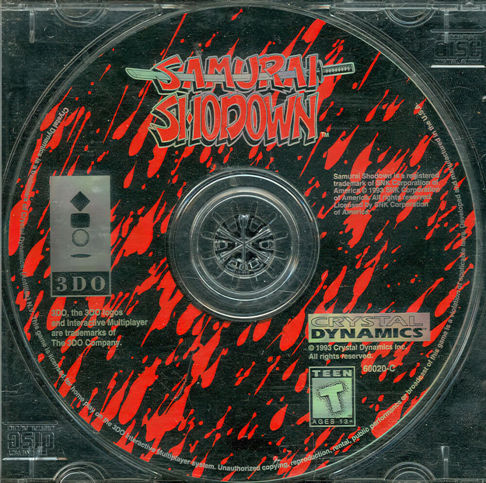 Лицензионный диск Samurai Shodown для 3DO